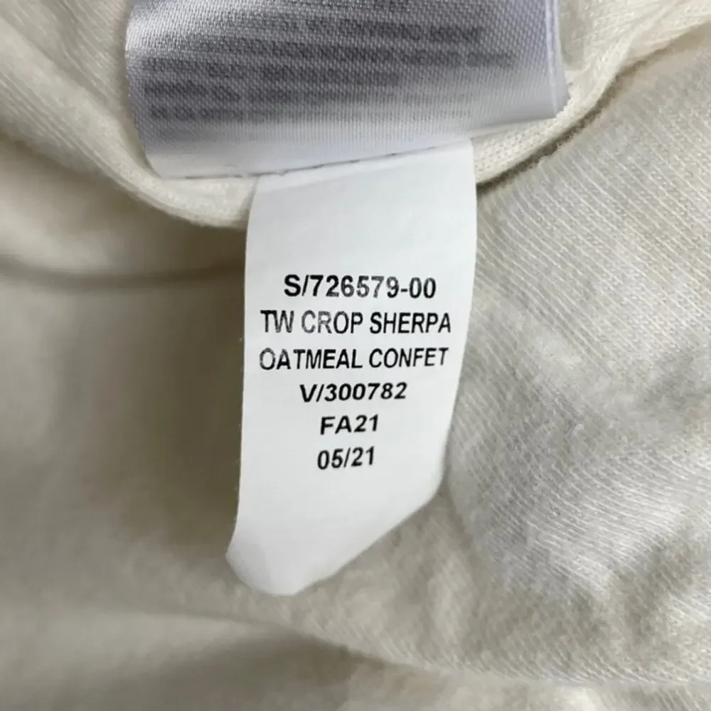 GAP Teen Cropped Sherpa Bomber Jacket szie 12